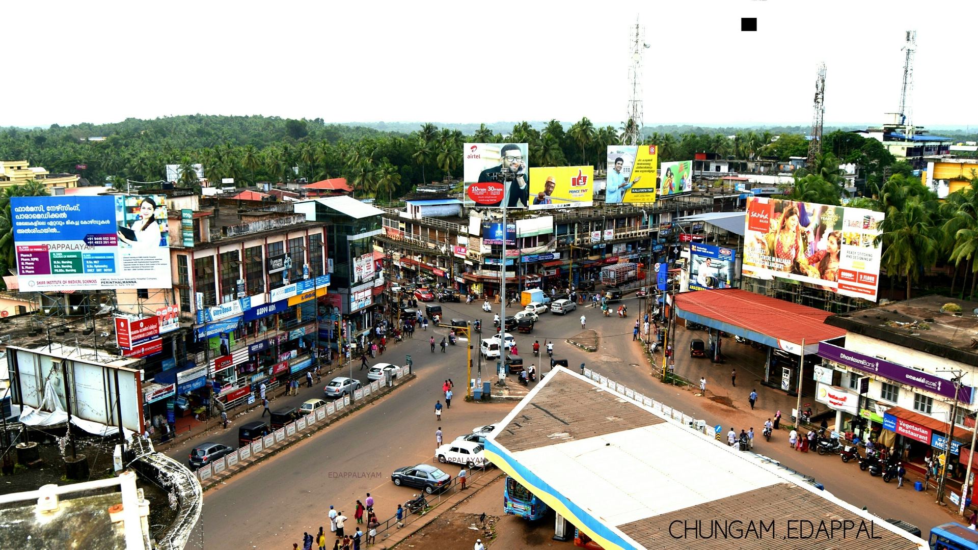 Chungam junction, Edappal town